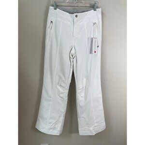 NEW Obermeyer Teen Girls XL Brooke White Snow Pants Ski Snowboard Insulated
